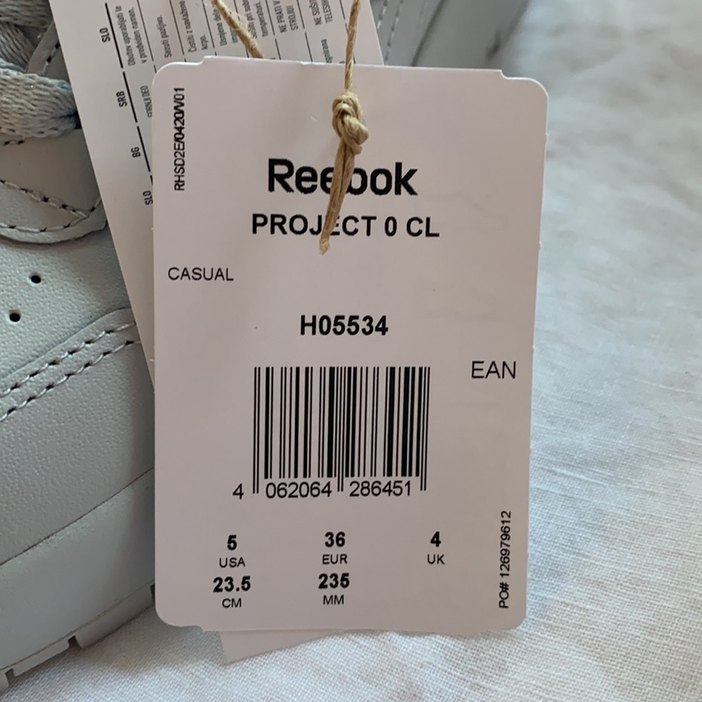 REEBOK x MARGIELA classic tabi sneakers Grey - Picture 2 of 6